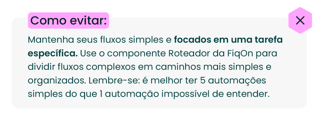 erros de automação